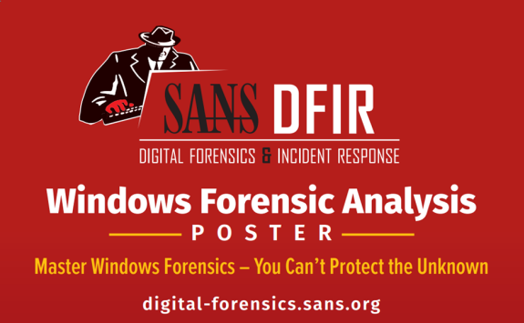 Updated Windows Forensic Analysis Poster Updated Windows Forensic Analysis Poster