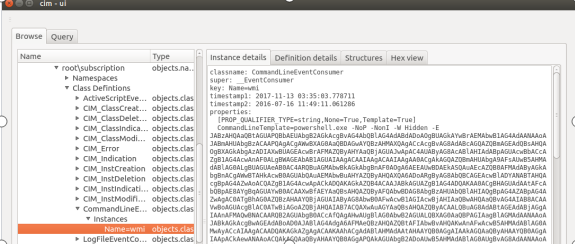 Finding Evil WMI Event Consumers with Disk Forensics Finding Evil WMI Event Consumers with Disk Forensics